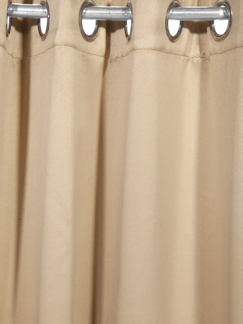 Satin Blackout Light Blocking & Soundproof Curtain <small> (plain-dk.gold)</small>