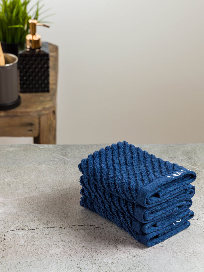 Fluffy Zero Twist 100% Cotton Towel <small> (solid-navy)</small>