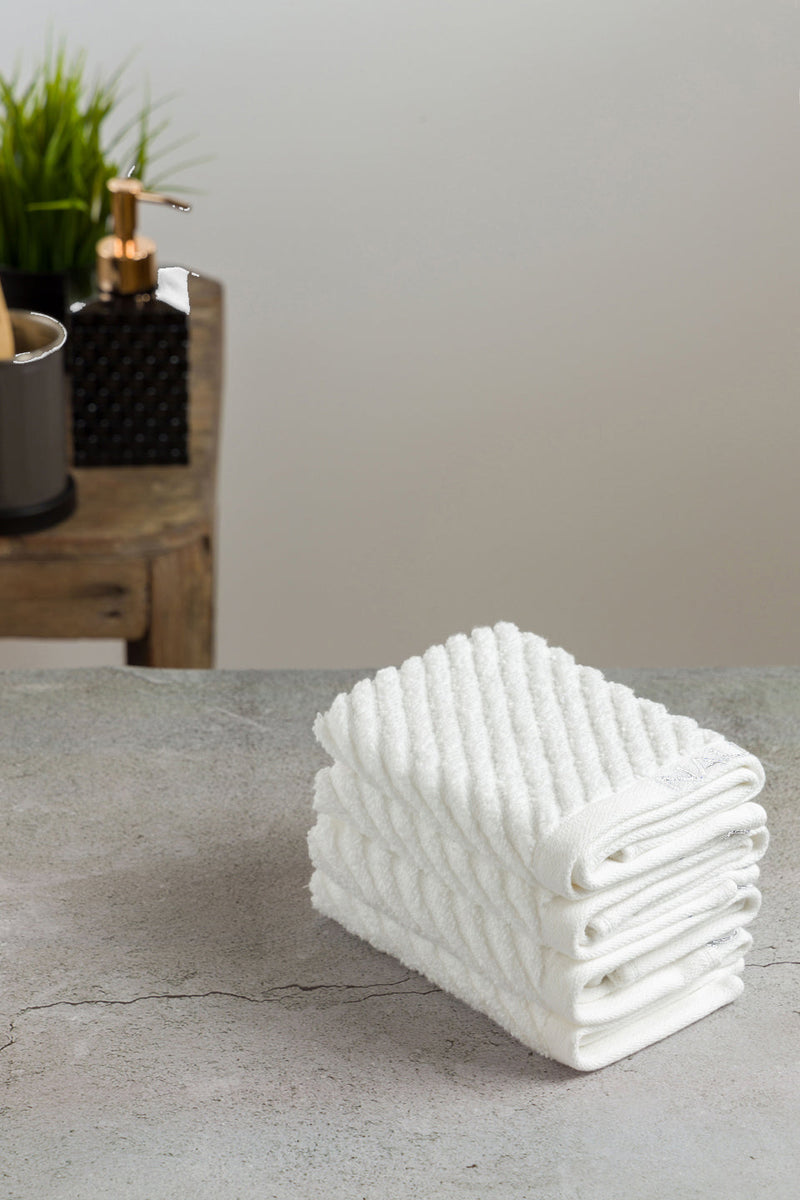 Fluffy Zero Twist 100% Cotton Towel <small> (solid-grapemist)</small>