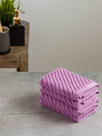 Fluffy Zero Twist 100% Cotton Towel <small> (solid-lilac)</small>