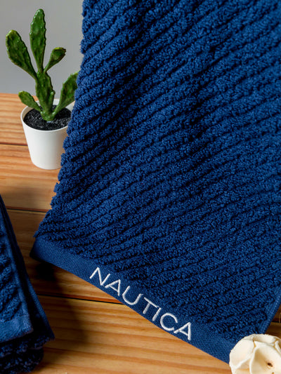 Fluffy Zero Twist 100% Cotton Towel <small> (solid-navy)</small>