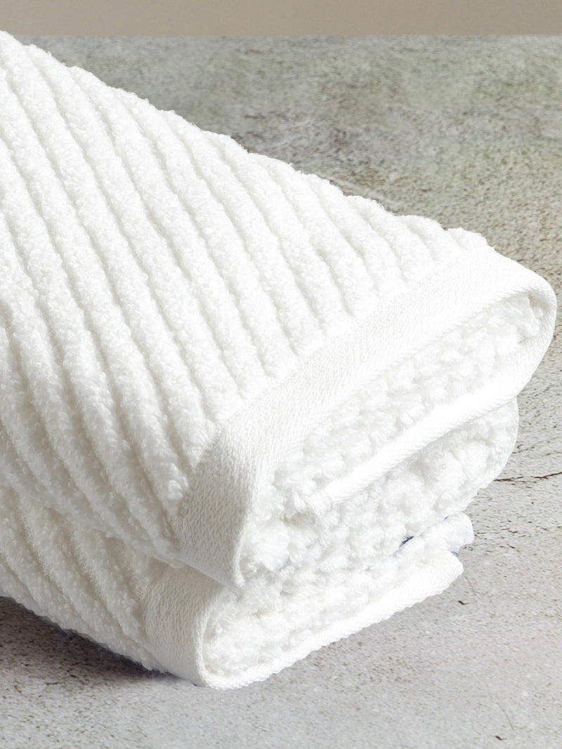 Fluffy Zero Twist 100% Cotton Towel <small> (solid-grapemist)</small>