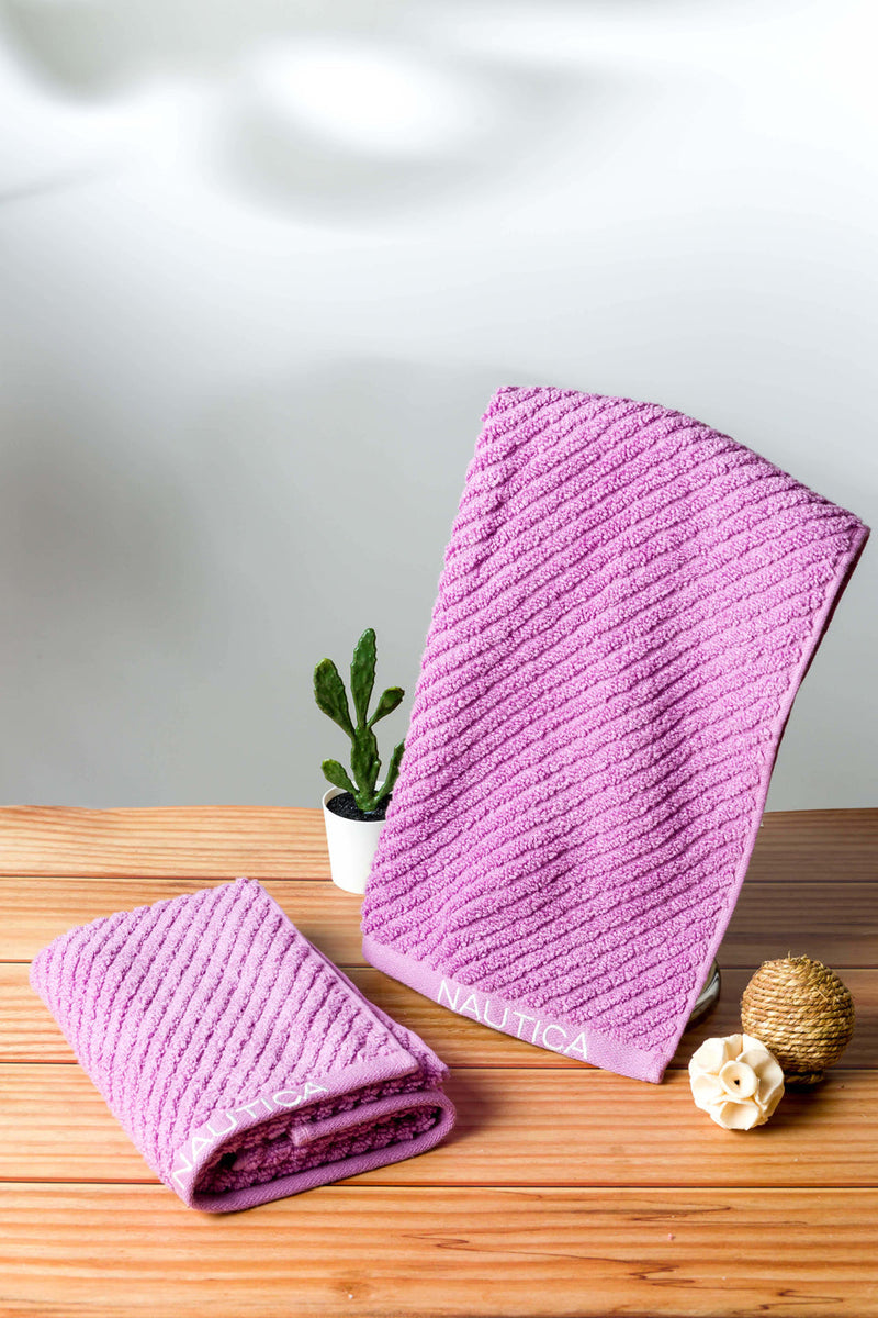 Fluffy Zero Twist 100% Cotton Towel <small> (solid-lilac)</small>