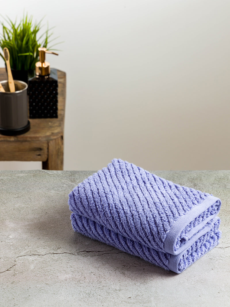 Fluffy Zero Twist 100% Cotton Towel <small> (solid-lilac)</small>