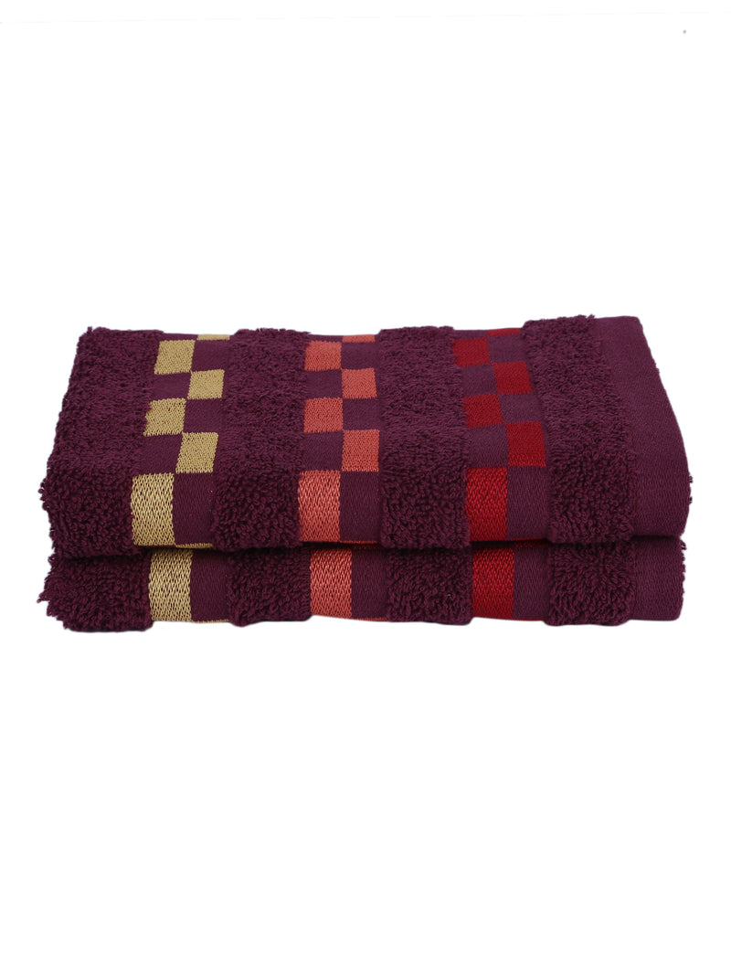 Super Soft Turkish Terry Towel 100% Mercerised Cotton <small> (solid-wine)</small>