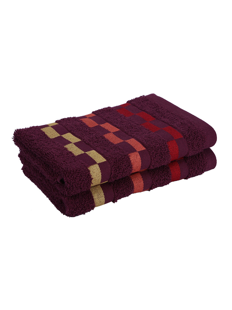 Super Soft Turkish Terry Towel 100% Mercerised Cotton <small> (solid-wine)</small>