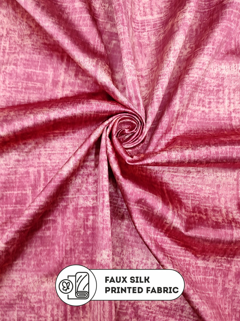 Heavy Duty Polyester Eyelet Curtain <small> (abstract-rose)</small>