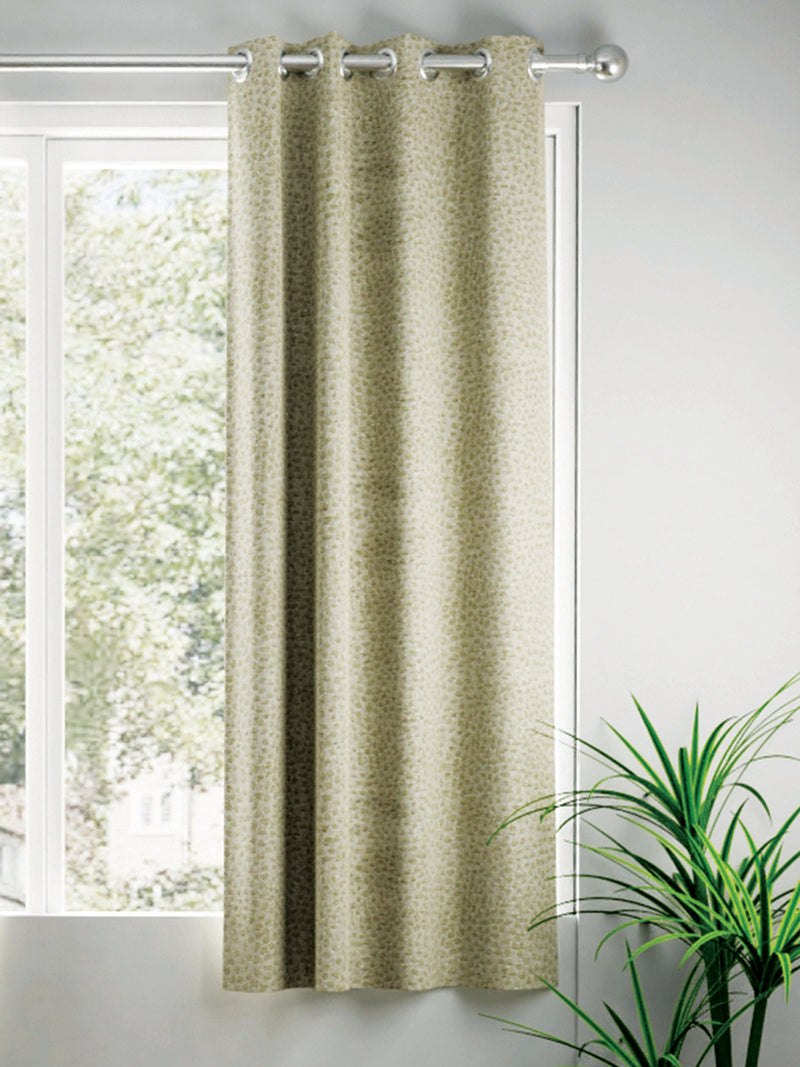 Jacquard Blackout Eyelet Curtain <small> (abstract-sage)</small>