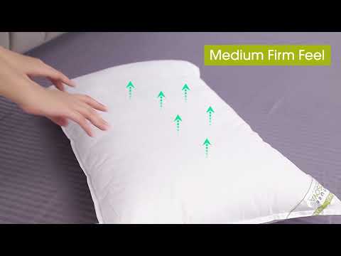 Anti Stress Biosoya Microfiber Pillow With 100% Natural Cotton Fabric Shell <small> (solid-white)</small>